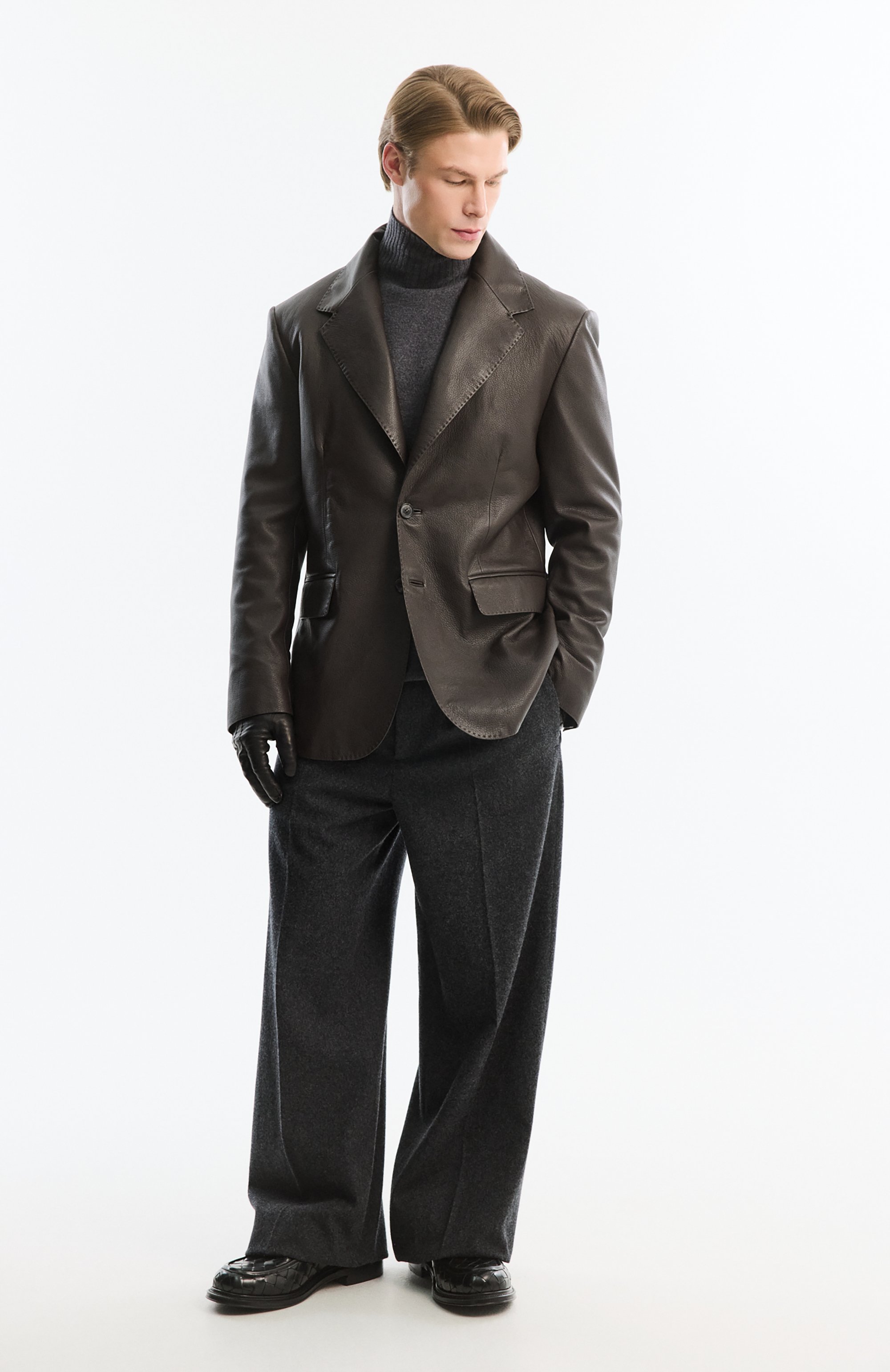 Шерстяные брюки JIL SANDER, арт. J47KA0283-J40182, фото 6