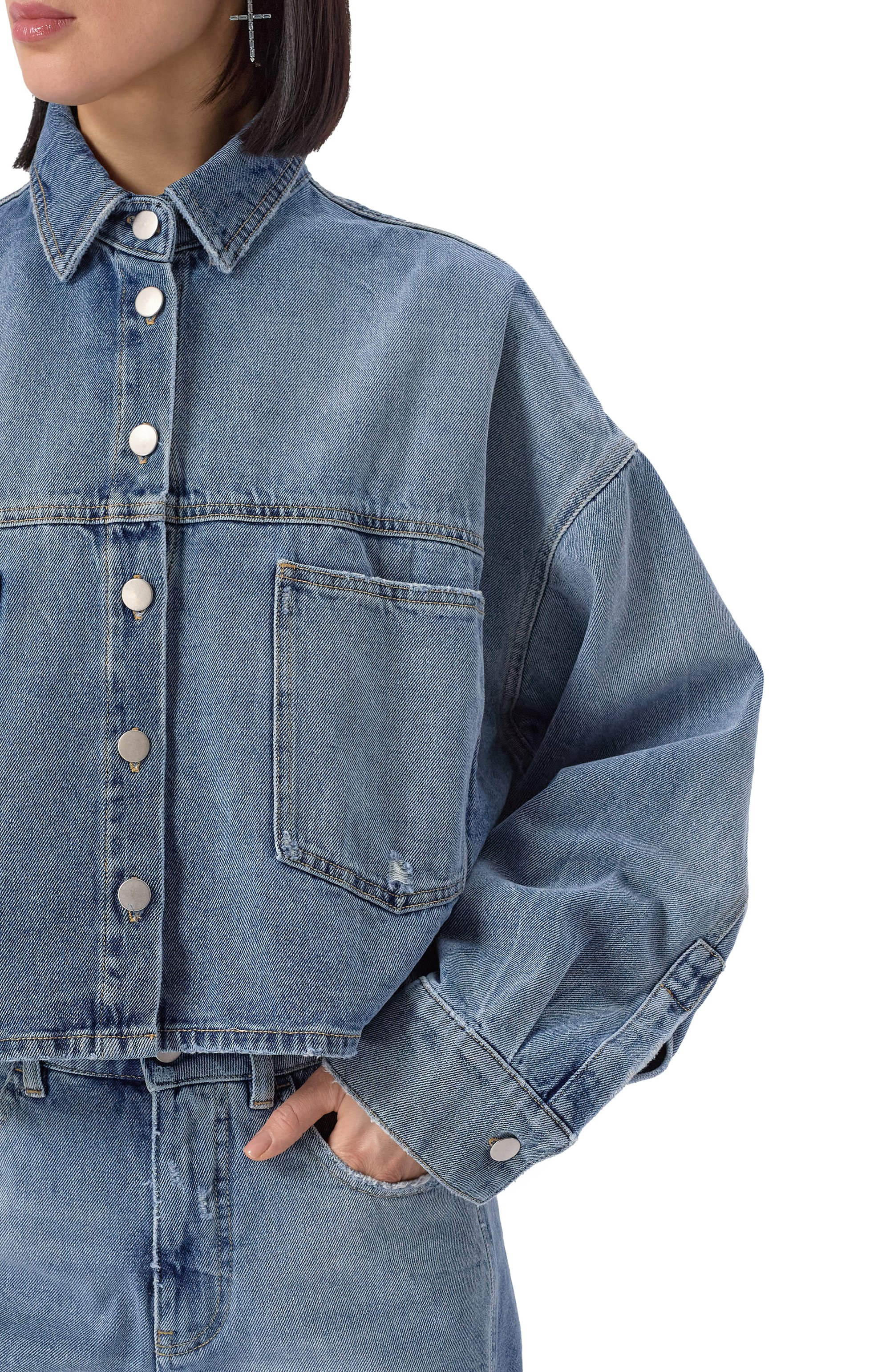 Джинсовая куртка ANDREA YA'AQOV, арт. 25WDEN15, фото 5