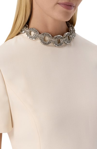 Платье из шерсти и шелка VALENTINO, арт. 9B3VALH3/1CF, фото 4