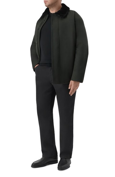 Кашемировое пальто с подкладкой из овчины GIORGIO ARMANI, арт. GM003926/TE13515, фото 2