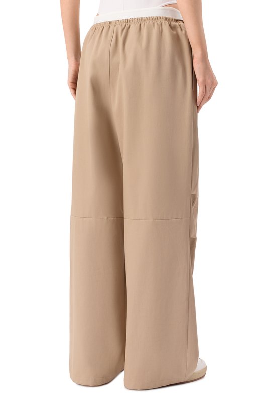 Хлопковые брюки Alexander Wang 1WC1264969 Бежевый  1WC1264969 Фото 4
