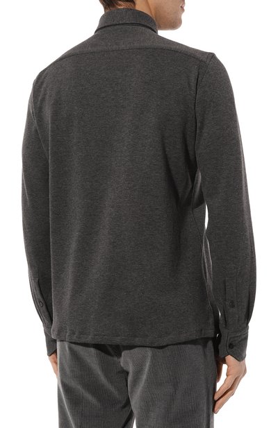 Рубашка из хлопка и кашемира STEFANO RICCI, арт. CJ007040/TE2602, фото 4