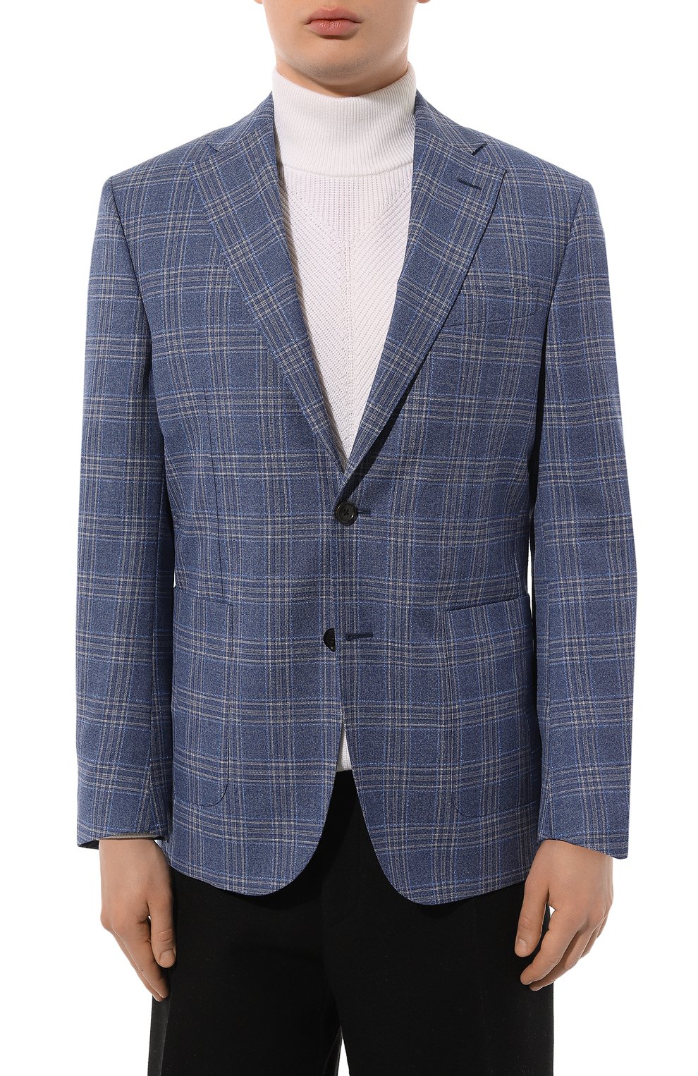 Шерстяной пиджак CORNELIANI, арт. 936018-9316333, фото 3