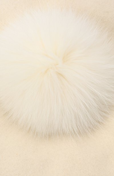 Шерстяной берет с меховым помпоном CATYA, арт. 024503, фото 3