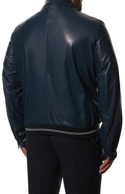 Кожаный бомбер ZILLI, арт. MAT-FAX00-01005/1001/62-64, фото 4