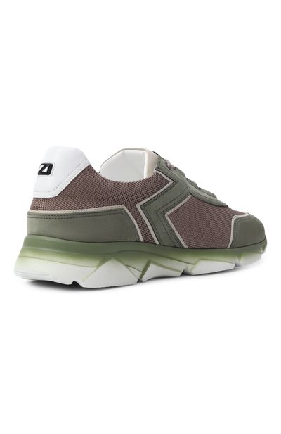 Комбинированные кроссовки ZILLI, арт. H0310AM1405VZGR00, фото 4