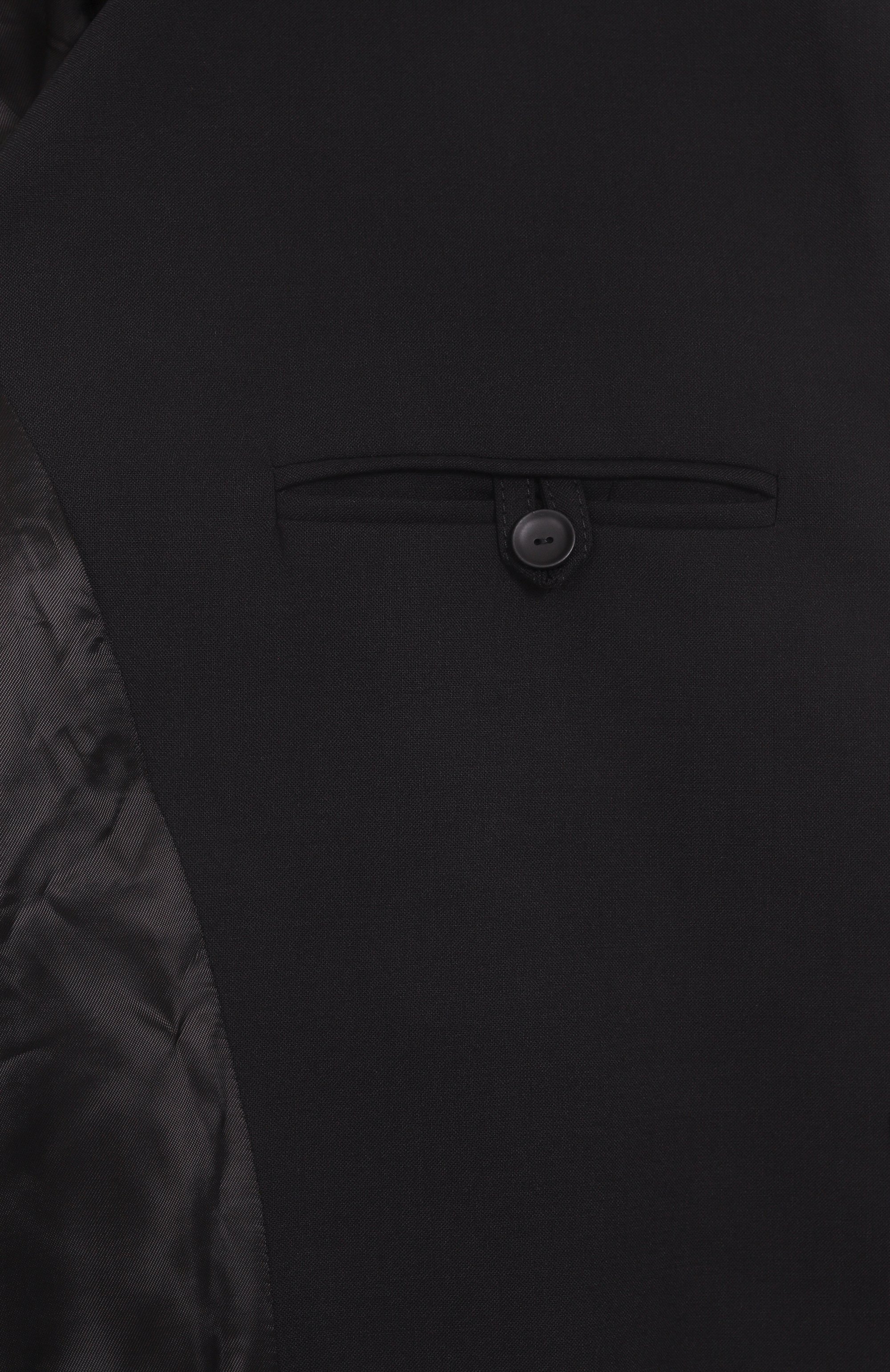 Однобортный пиджак ANDREA YA'AQOV черного цвета по цене 87550 руб., арт. 25MITH40, фото 9 Однобортный пиджак ANDREA YA'AQOV, арт. 25MITH40, фото 9