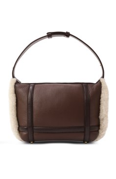 Женская сумка wallace mini BOTTEGA VENETA коричневого цвета, арт. 806125 V2GR2 | Фото 1 (Размер: mini; Материал: Натуральная кожа)