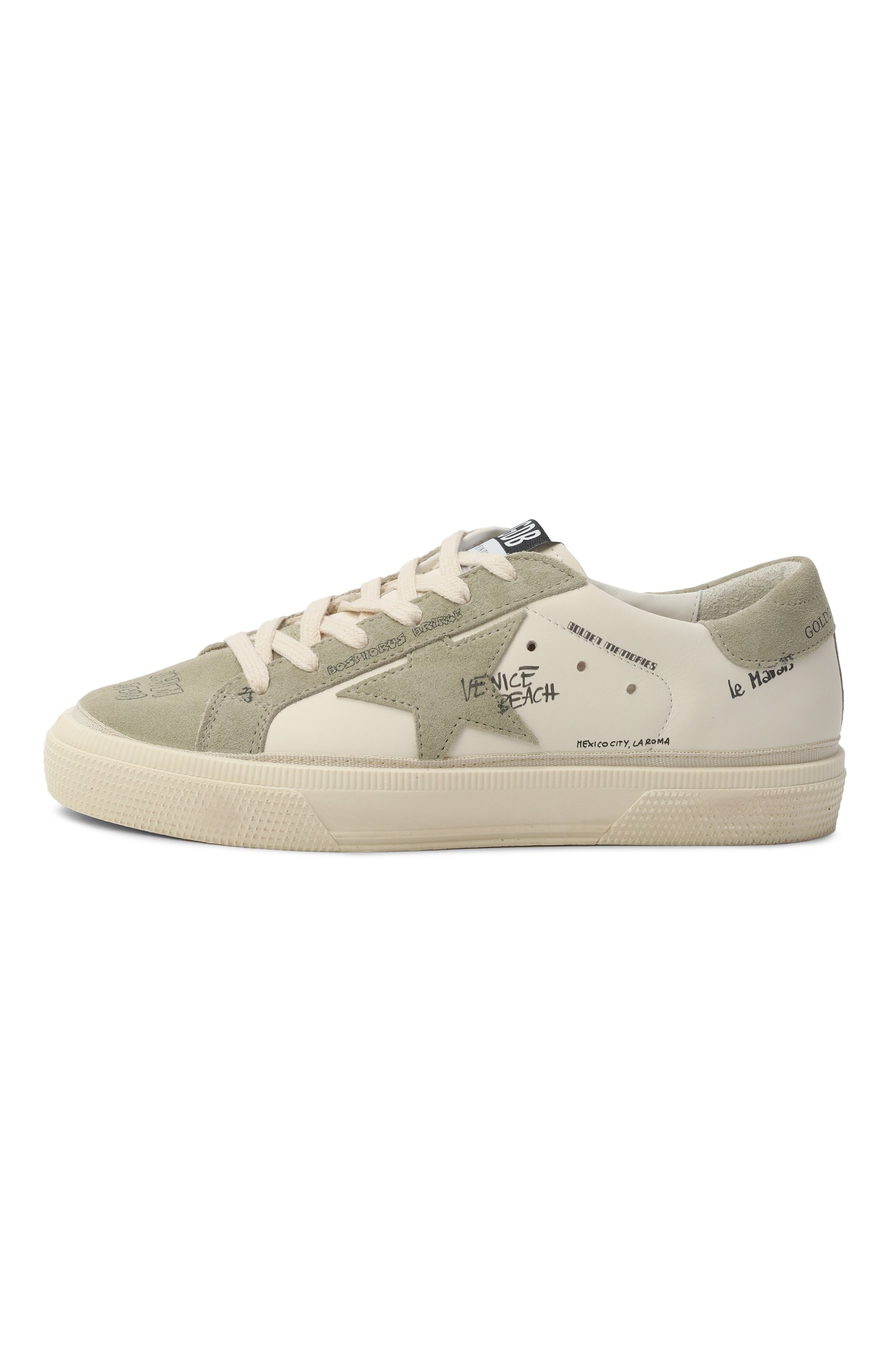 Кожаные кеды GOLDEN GOOSE DELUXE BRAND, арт. GTF00112.F007404, фото 2