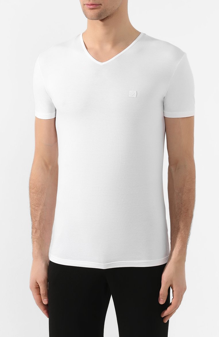Хлопковая футболка ZEGNA, арт. N2M800010, фото 1