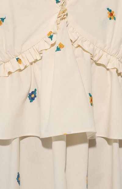 Хлопковое платье LOOM BY RODINA молочного цвета по цене 38600 руб., арт. LBR-SOFI, фото 5 Хлопковое платье LOOM BY RODINA, арт. LBR-SOFI, фото 5