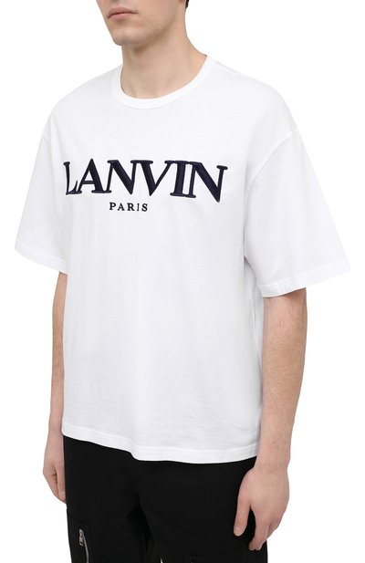 Хлопковая футболка LANVIN, арт. RM-JE0011-JR54-P21, фото 3