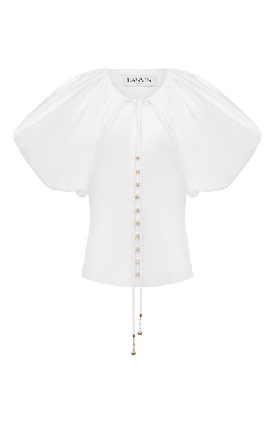 Женская хлопковая блузка LANVIN, арт. RW-T00010-4408-E21