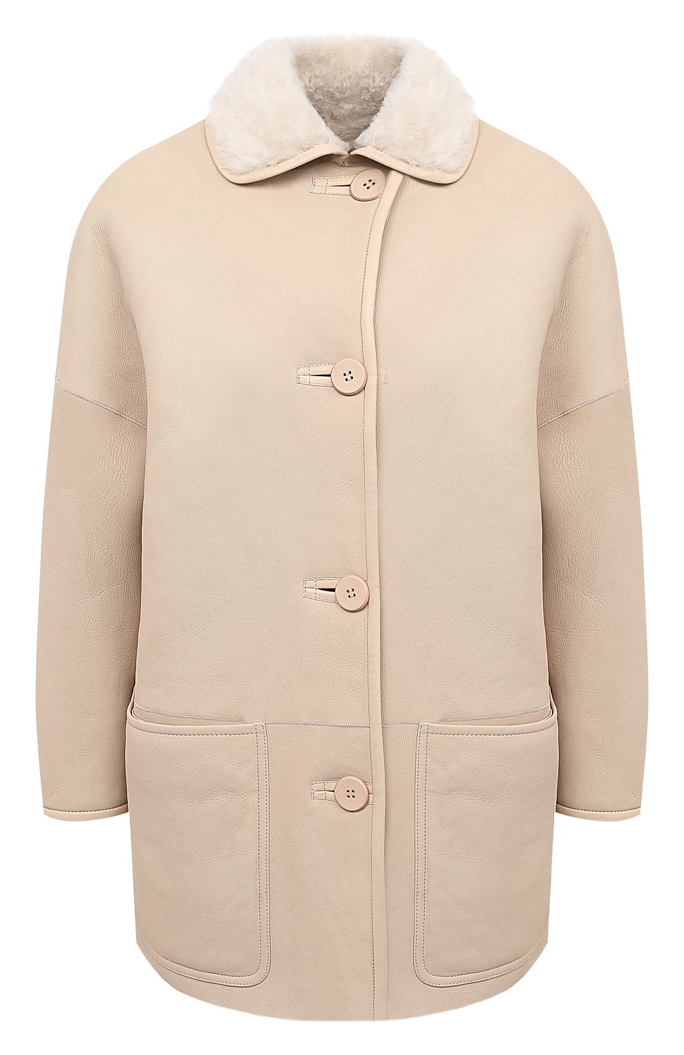 Дубленка FORTE DEI MARMI COUTURE бежевого цвета по цене 196500 руб., арт. 20WF7986, фото 1 Дубленка FORTE DEI MARMI COUTURE, арт. 20WF7986, фото 1