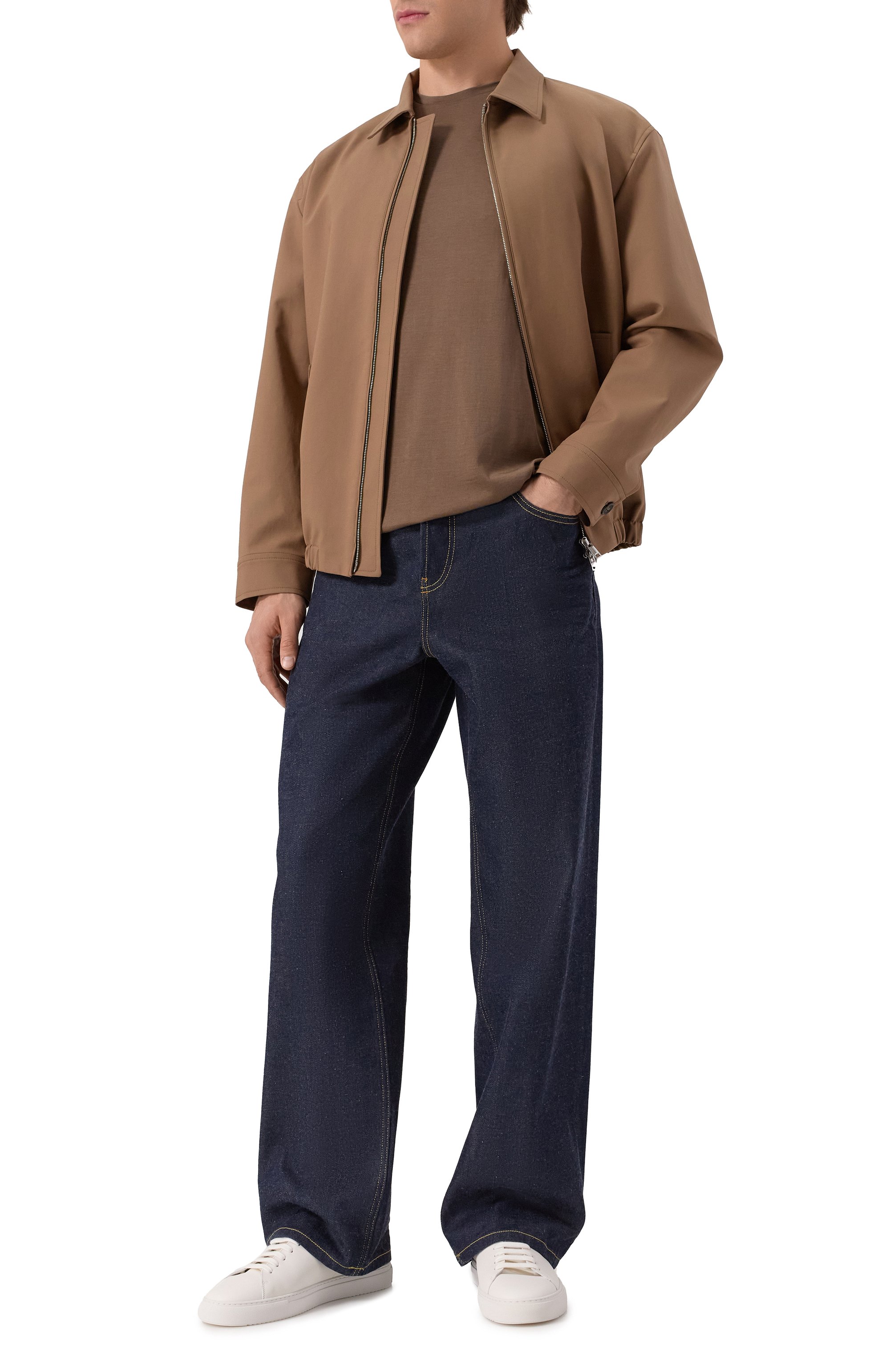 Футболка из шелка и хлопка 12 STOREEZ, арт. 132172, фото 2