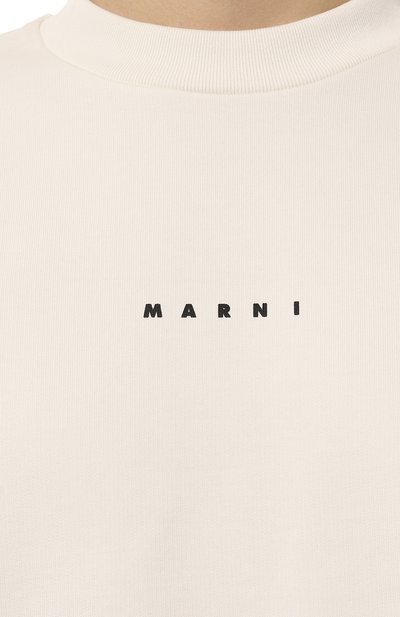 Хлопковый свитшот MARNI, арт. FUMU0074P9/USCU87, фото 5