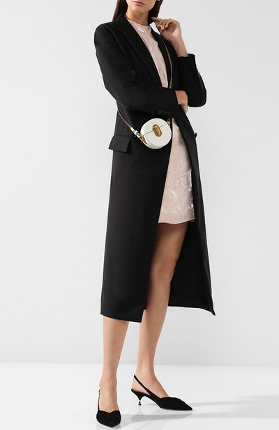 Сумка micro box из кожи крокодила PRADA, арт. 1BH063-2ALS-F0009-1, фото 2