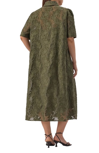 Хлопковое платье MARINA RINALDI, арт. ALAIN, фото 4