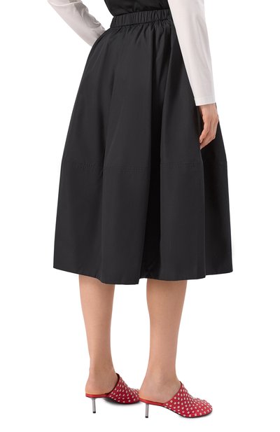 Хлопковая юбка CO черного цвета по цене 76850 руб., арт. 3513LCSP-C0RE, фото 4 Хлопковая юбка CO, арт. 3513LCSP-C0RE, фото 4