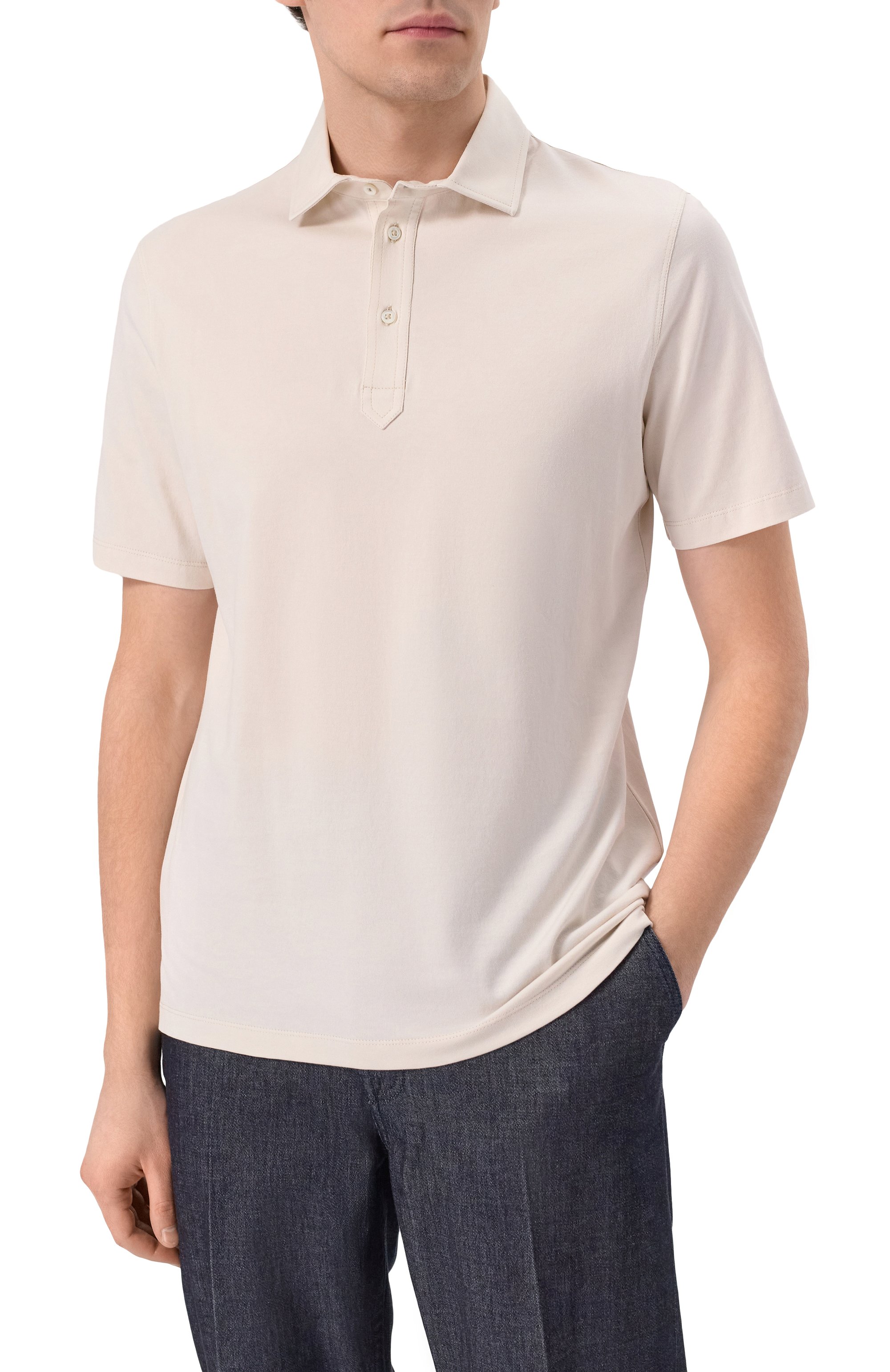 Хлопковое поло BRUNELLO CUCINELLI, арт. M0B133936, фото 3