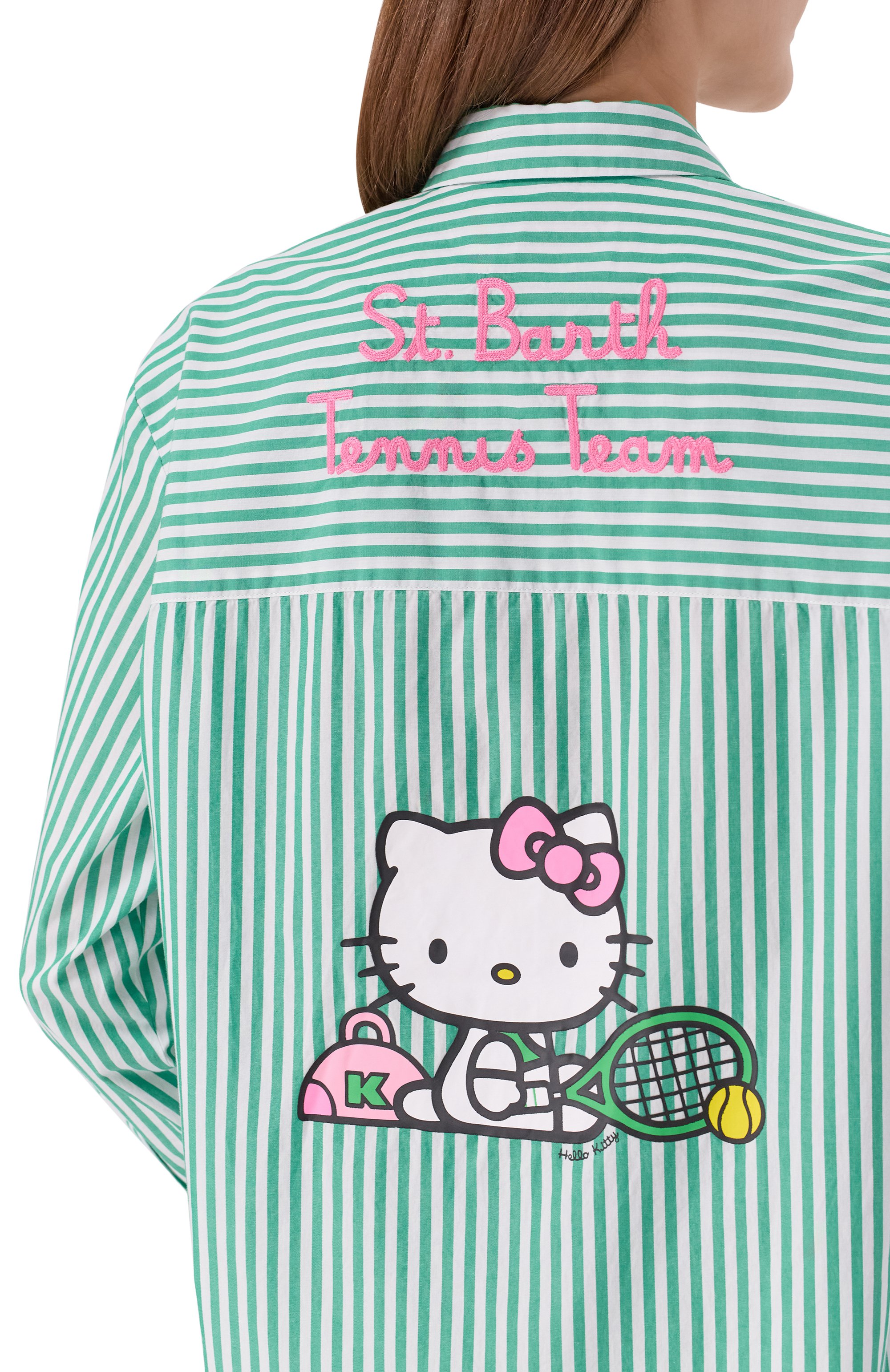 Хлопковая рубашка MC2 SAINT BARTH, арт. STBW BRIGITTE EMBRY/04328H, фото 5