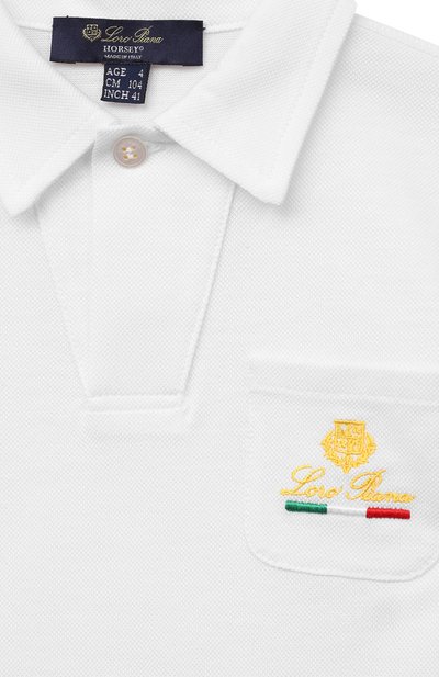 Хлопковое поло LORO PIANA, арт. FAL6199, фото 3