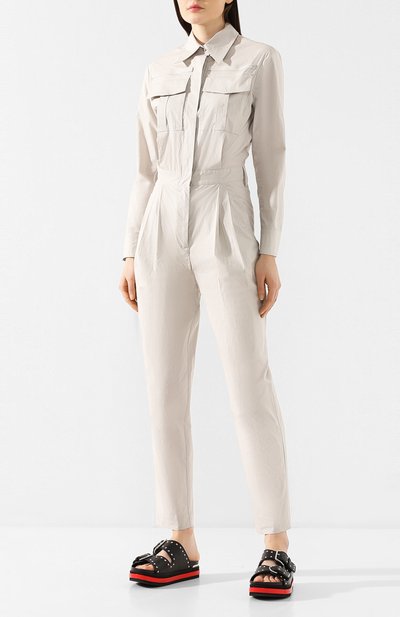 Хлопковый комбинезон LORENA ANTONIAZZI, арт. P2034TU005/3193, фото 3