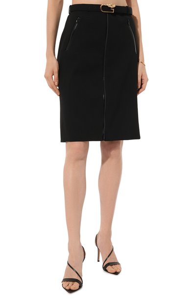 Шерстяная юбка GUCCI, арт. 761364/Z8BPC, фото 3