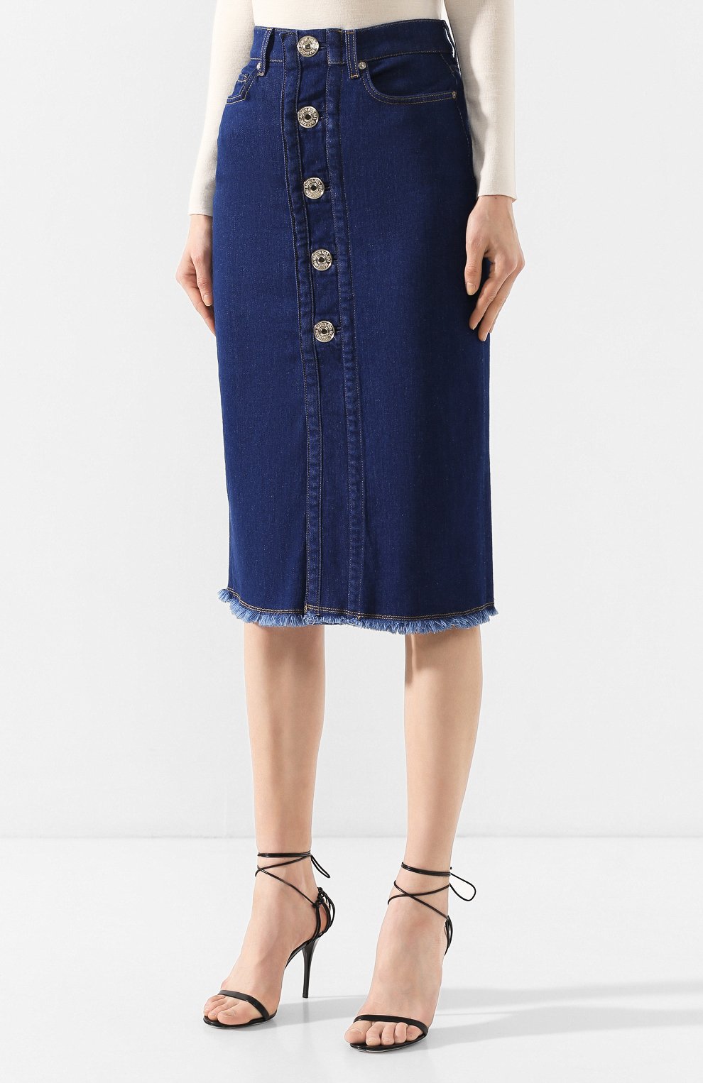 Джинсовая юбка 7 FOR ALL MANKIND, арт. JSQFB120BR, фото 3