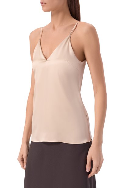 Атласный топ BRUNELLO CUCINELLI, арт. MPC59BD802, фото 3