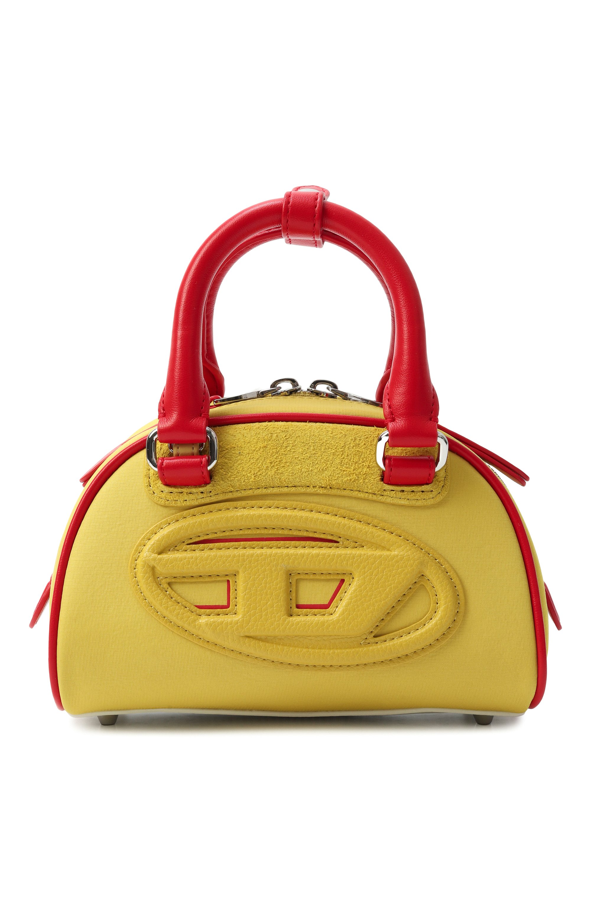 Сумка 1dr dome mini DIESEL желтого цвета по цене 42950 руб., арт. X10369/PR886, фото 1 Сумка 1dr dome mini DIESEL, арт. X10369/PR886, фото 1