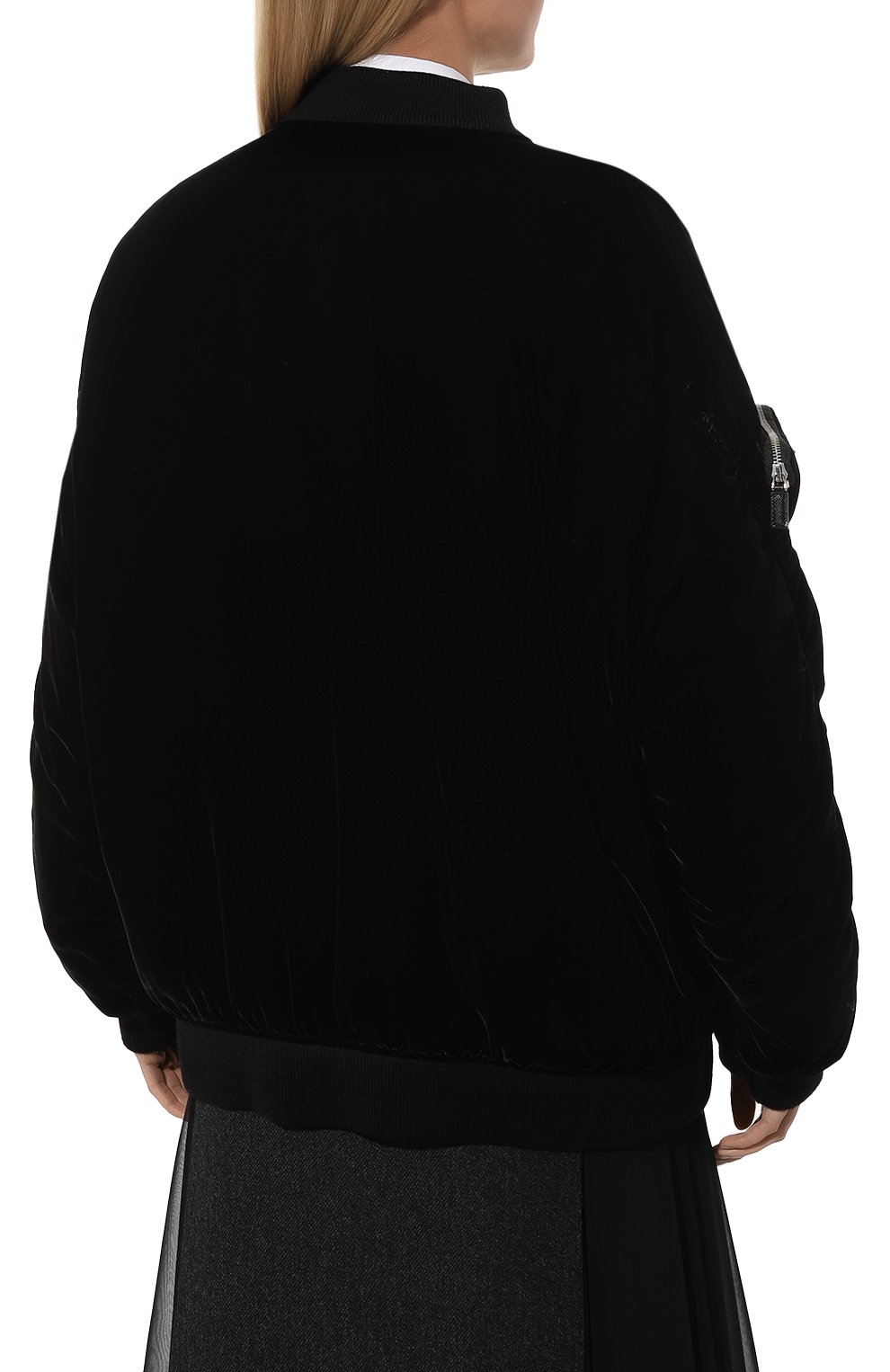 Бомбер из вискозы PRADA, арт. 29Y989-1XJX-F0002-212, фото 4