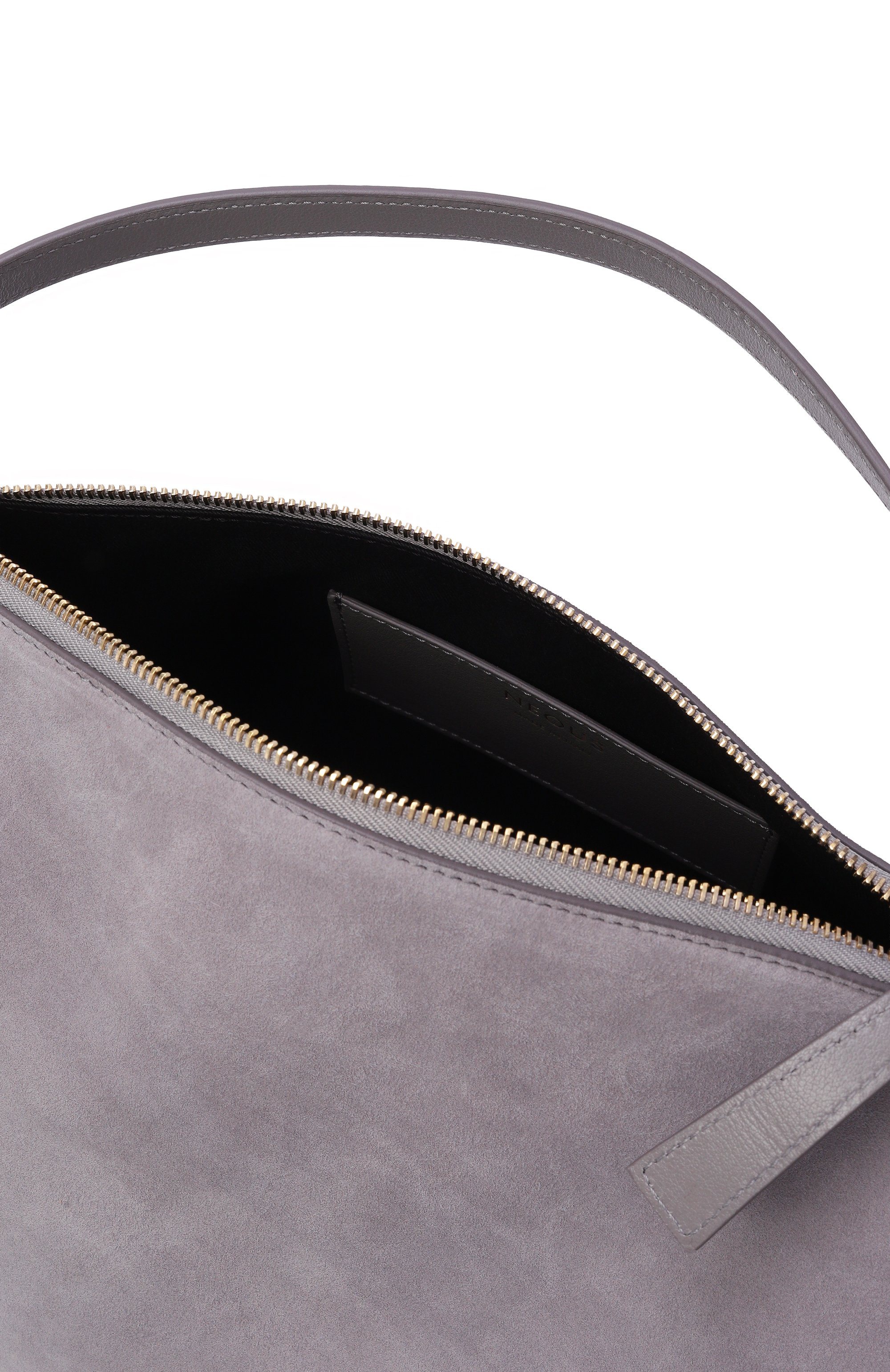 Сумка scorpius NEOUS серого цвета по цене 121000 руб., арт. 00017/SUEDE/LEATHER, фото 5 Сумка scorpius NEOUS, арт. 00017/SUEDE/LEATHER, фото 5