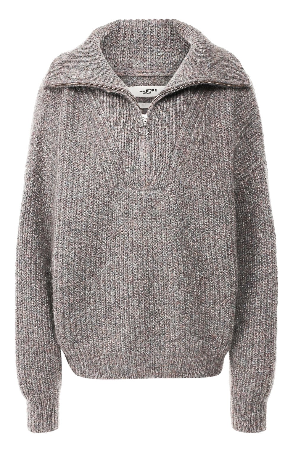 Свитер ISABEL MARANT ETOILE серого цвета по цене 33850 руб., арт. PU1109-19A064E/MYCLAN, фото 1 Свитер ISABEL MARANT ETOILE, арт. PU1109-19A064E/MYCLAN, фото 1