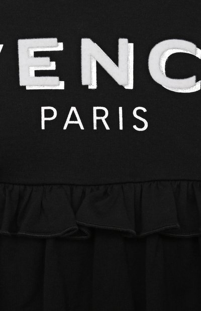 Хлопковое платье GIVENCHY черного цвета по цене 22100 руб., арт. H02075, фото 3 Хлопковое платье GIVENCHY, арт. H02075, фото 3