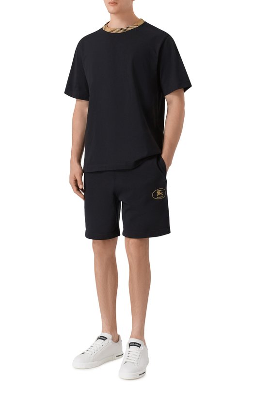 Хлопковые шорты Burberry 8112810 Чёрный  8112810 Фото 2