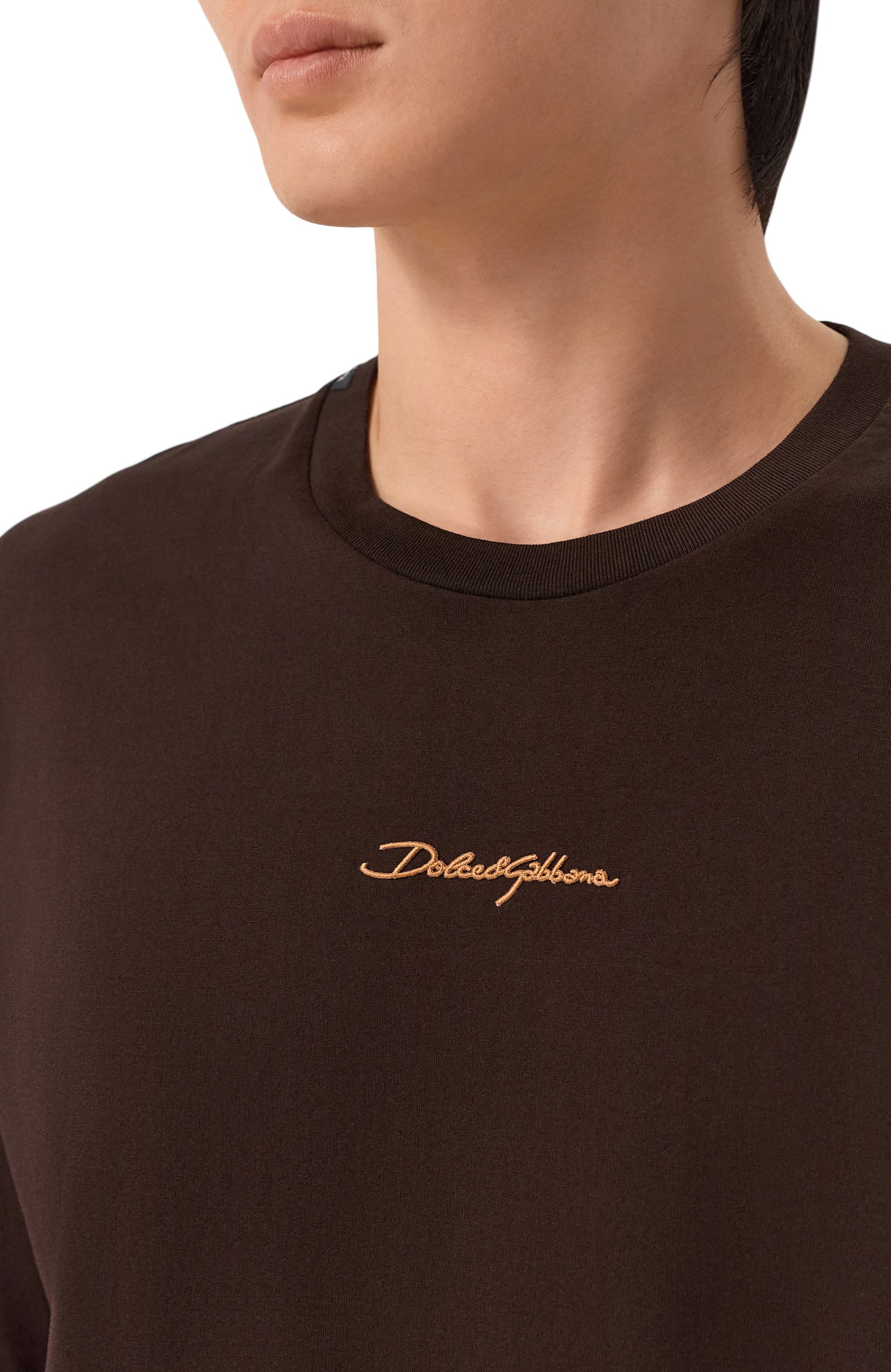 Хлопковая футболка DOLCE & GABBANA, арт. G8PN9Z/G7P0C, фото 5