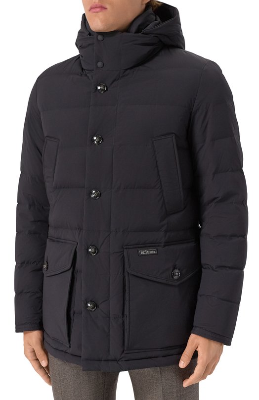 Пуховик Kiton UW2250V0440H07 Чёрный  UW2250V0440H07 Фото 3