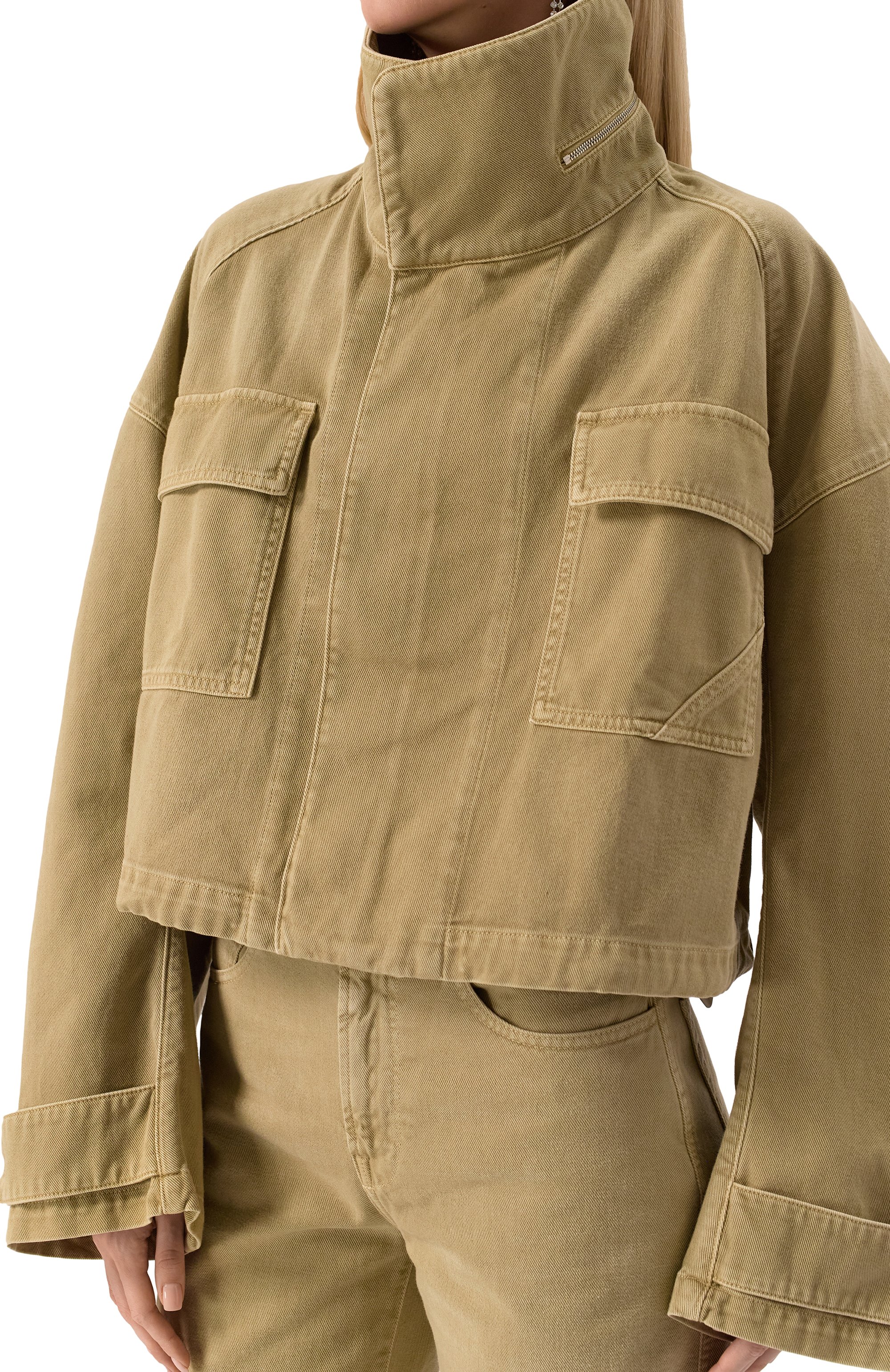 Джинсовая куртка 3X1, арт. 31-WJ5B06-DR1104/PARKA CR0P, фото 5