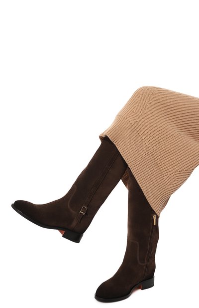 Замшевые сапоги SANTONI, арт. WSHG71084BJ2NHSY, фото 3