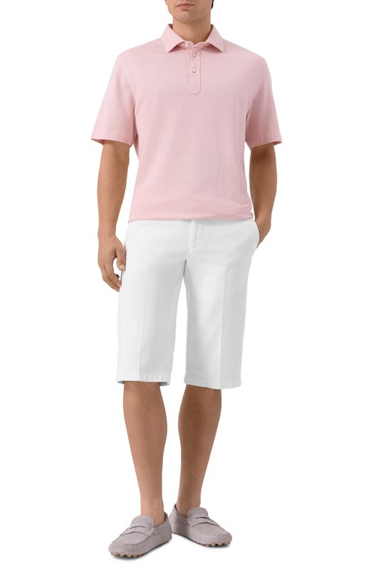 Хлопковые шорты Kiton UFBLACK0602F14 Белый  UFBLACK0602F14 Фото 2