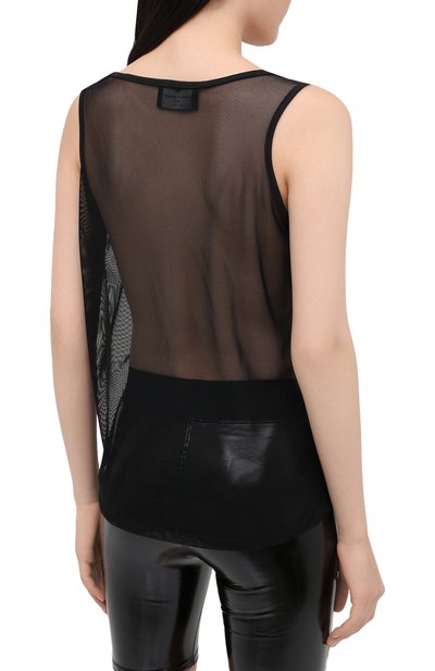 Майка HEROINE SPORT черного цвета по цене 7935 руб., арт. HS-2-097/SUMMER 2020, фото 4 Майка HEROINE SPORT, арт. HS-2-097/SUMMER 2020, фото 4