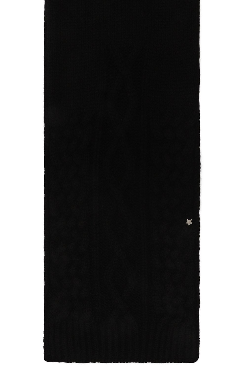 Кашемировый шарф LORENA ANTONIAZZI черного цвета по цене 58600 руб., арт. I24253SP49A/9999, фото 4 Кашемировый шарф LORENA ANTONIAZZI, арт. I24253SP49A/9999, фото 4