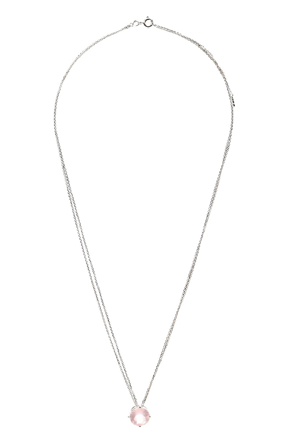 Подвеска на цепочке cartoon с розовым кварцем MOONKA, арт. cr-nl-qrz, фото 1