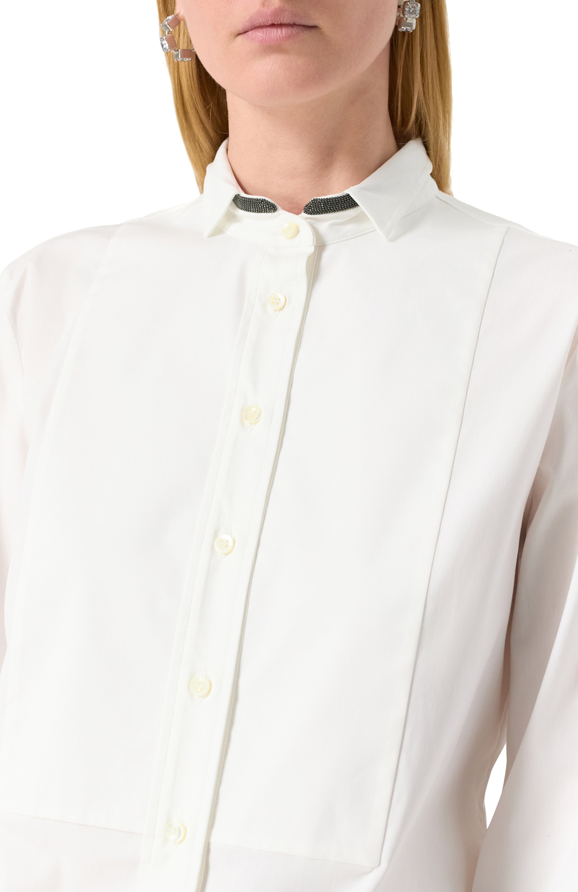 Хлопковая рубашка BRUNELLO CUCINELLI, арт. M0091MP816, фото 5