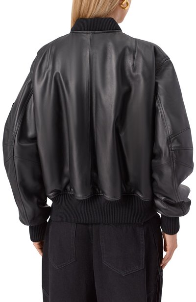 Кожаный бомбер THE ATTICO, арт. 251WCB00004/LBT128AA, фото 4