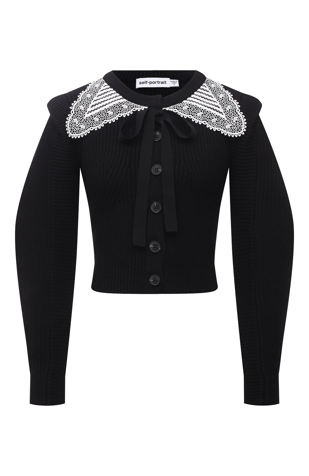 Кардиган из хлопка и шерсти SELF-PORTRAIT, арт. PF21-001B, фото 1