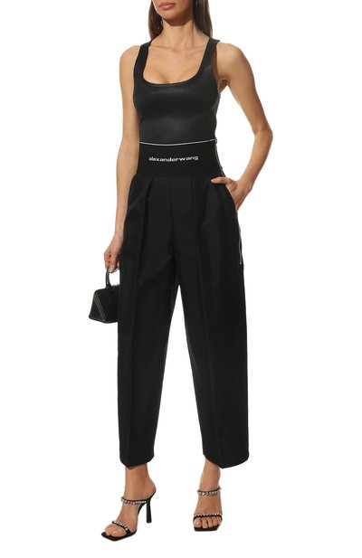Хлопковые брюки ALEXANDER WANG, арт. 1WC1224451, фото 2