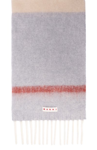 Шерстяной шарф MARNI бежевого цвета по цене 49950 руб., арт. SCMC0139Y0/UAW053, фото 4 Шерстяной шарф MARNI, арт. SCMC0139Y0/UAW053, фото 4