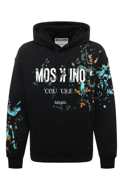 

Хлопковое худи Moschino, Чёрный